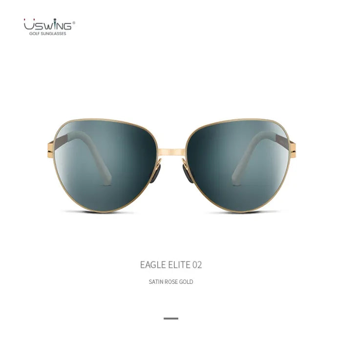 USWING EAGLE 002 SUNGLASSES BLACK/ROSE GOLD/SATIN ROSE GOLD Satin Rose Gold