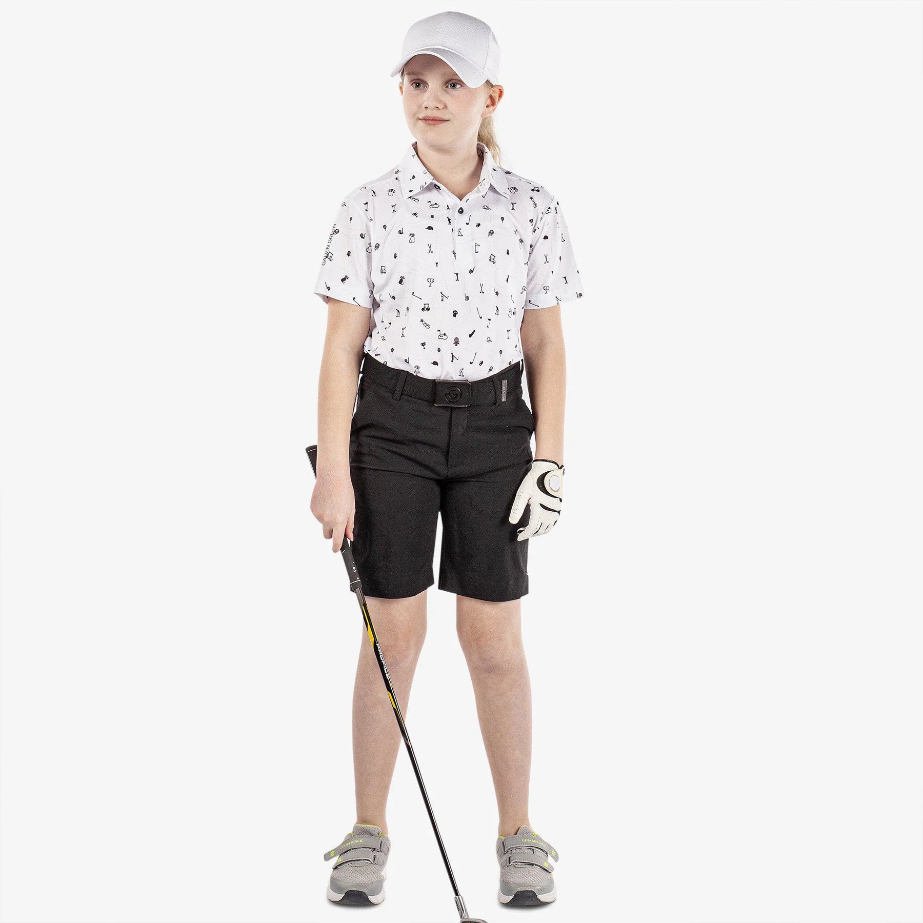 GALVIN GREEN Junior Rowan Breathable Short Sleeve Golf Shirt