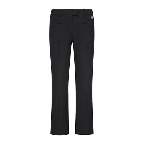 ANEW FW22 WOMEN INCISION POINT PANTS BLACK