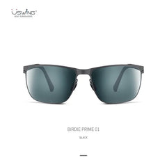 USWING BIRDIE 001 SUNGLASSES BLACK/GREY/ROSE GOLD Black