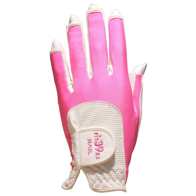 Fit39 Unisex Nail Gloves - White Base