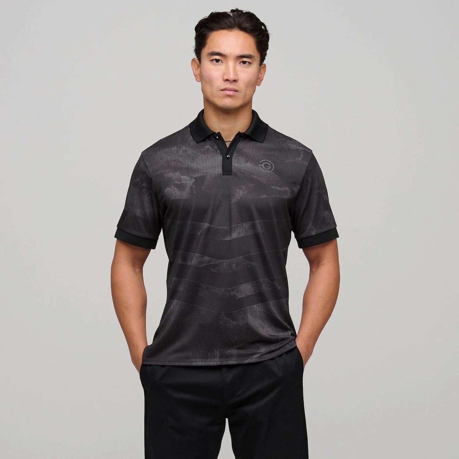 GALVIN GREEN Men Mirza Breathable Short Sleeve Golf Shirt