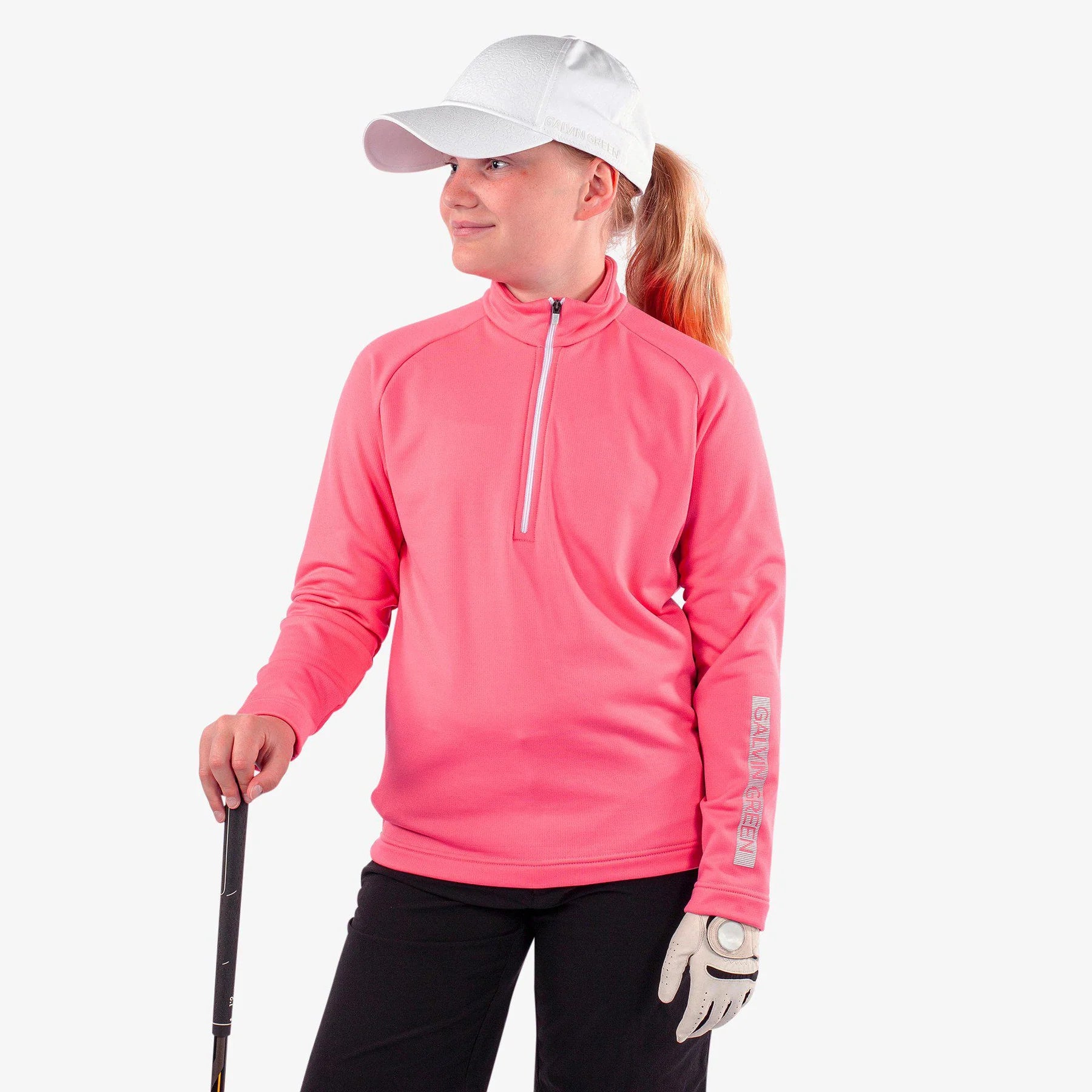 GALVIN GREEN JUNIOR'S RAZ INSULATING MID LAYER Camelia Rose