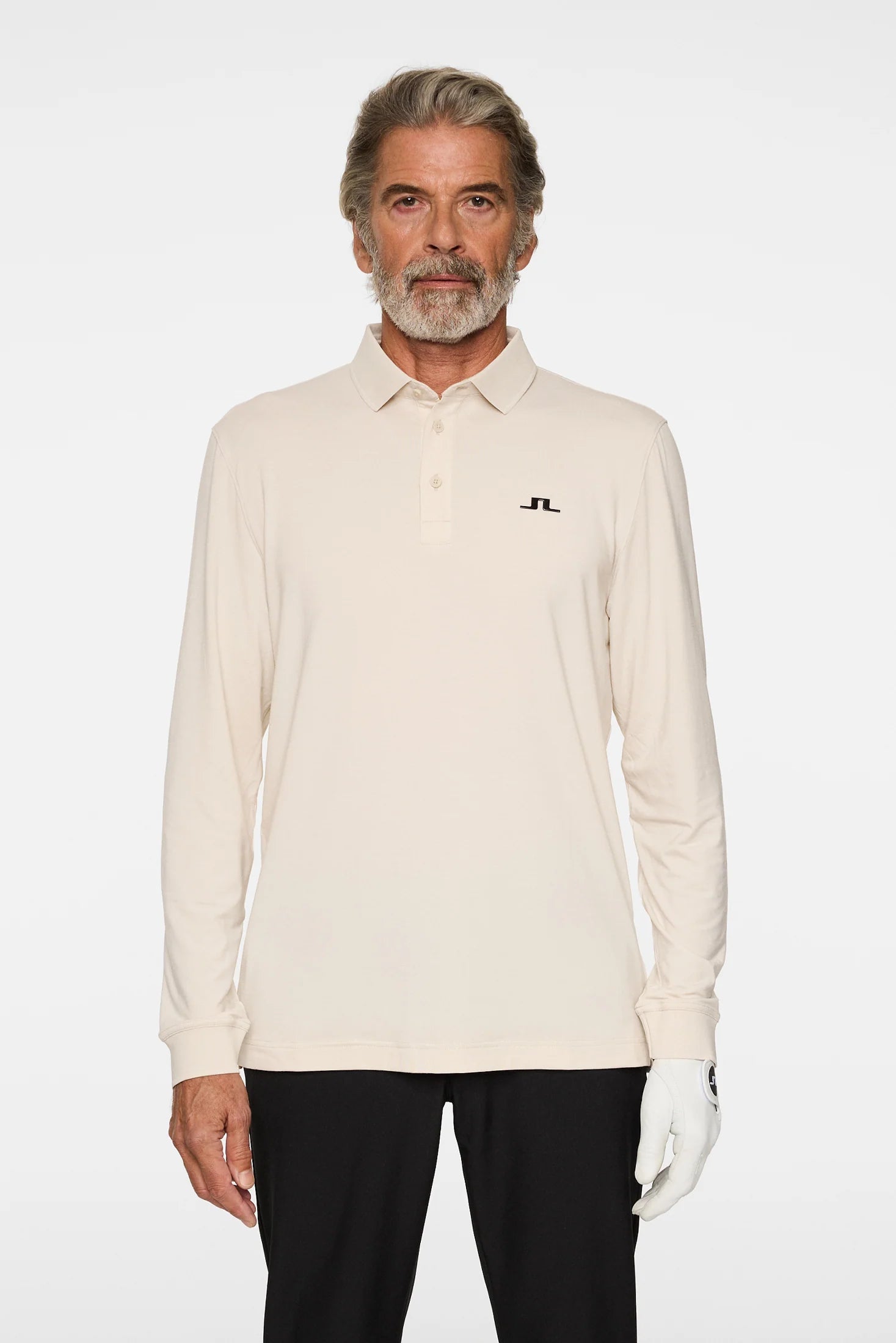 J.Lindeberg Men Florian Long Sleeve Polo