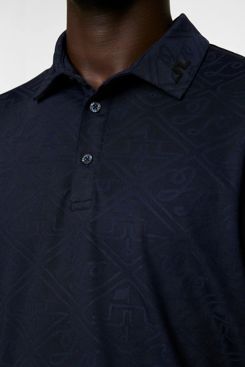 J.Lindeberg Men Bison Jacquard Polo