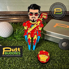 PuttBuddies 9-Iron Man Golf Divot Tool