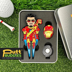 PuttBuddies 9-Iron Man Golf Divot Tool