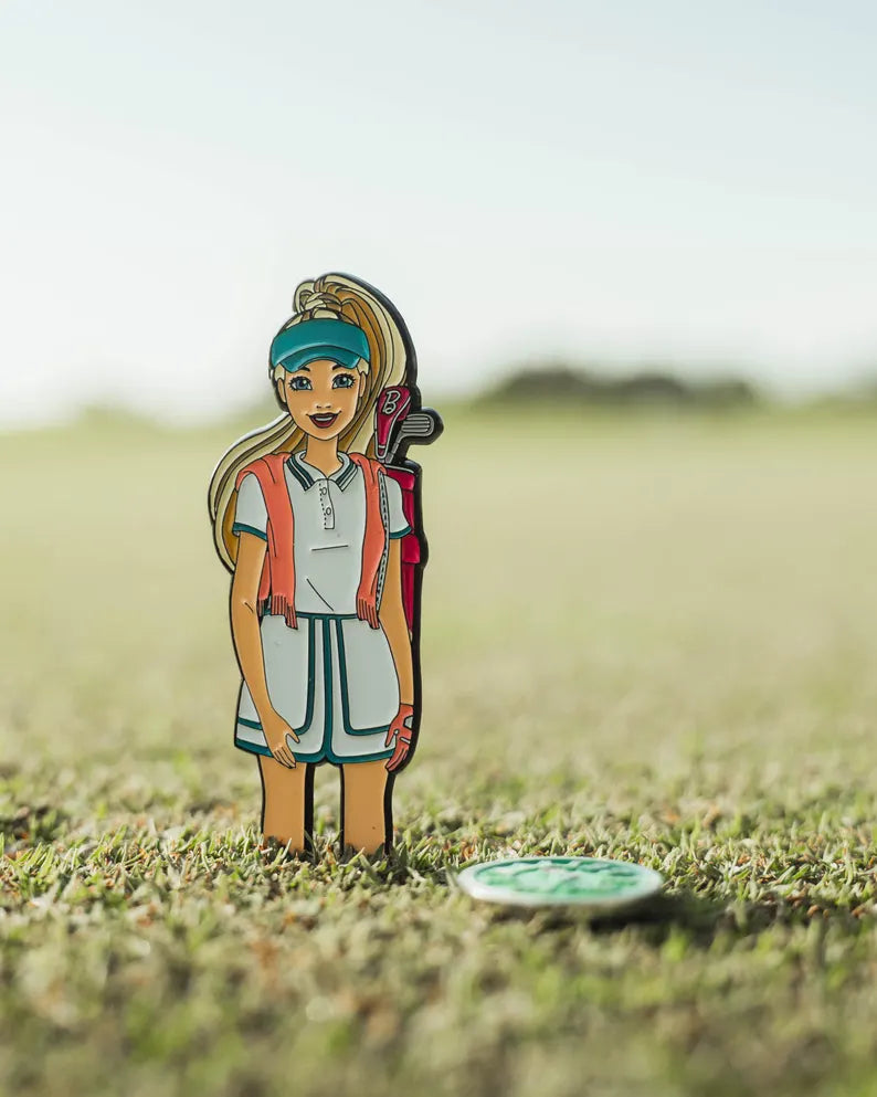 PuttBuddies Tee Time Barbie Divot Tool