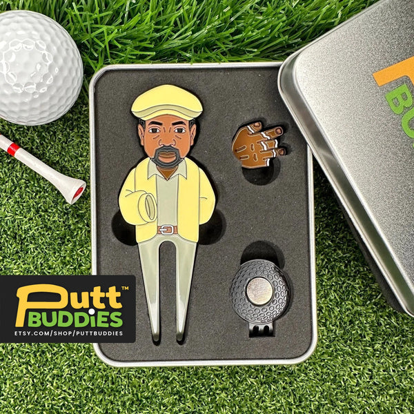 PuttBuddies Golf Coach Divot Tool and Ball Marker Gift Set