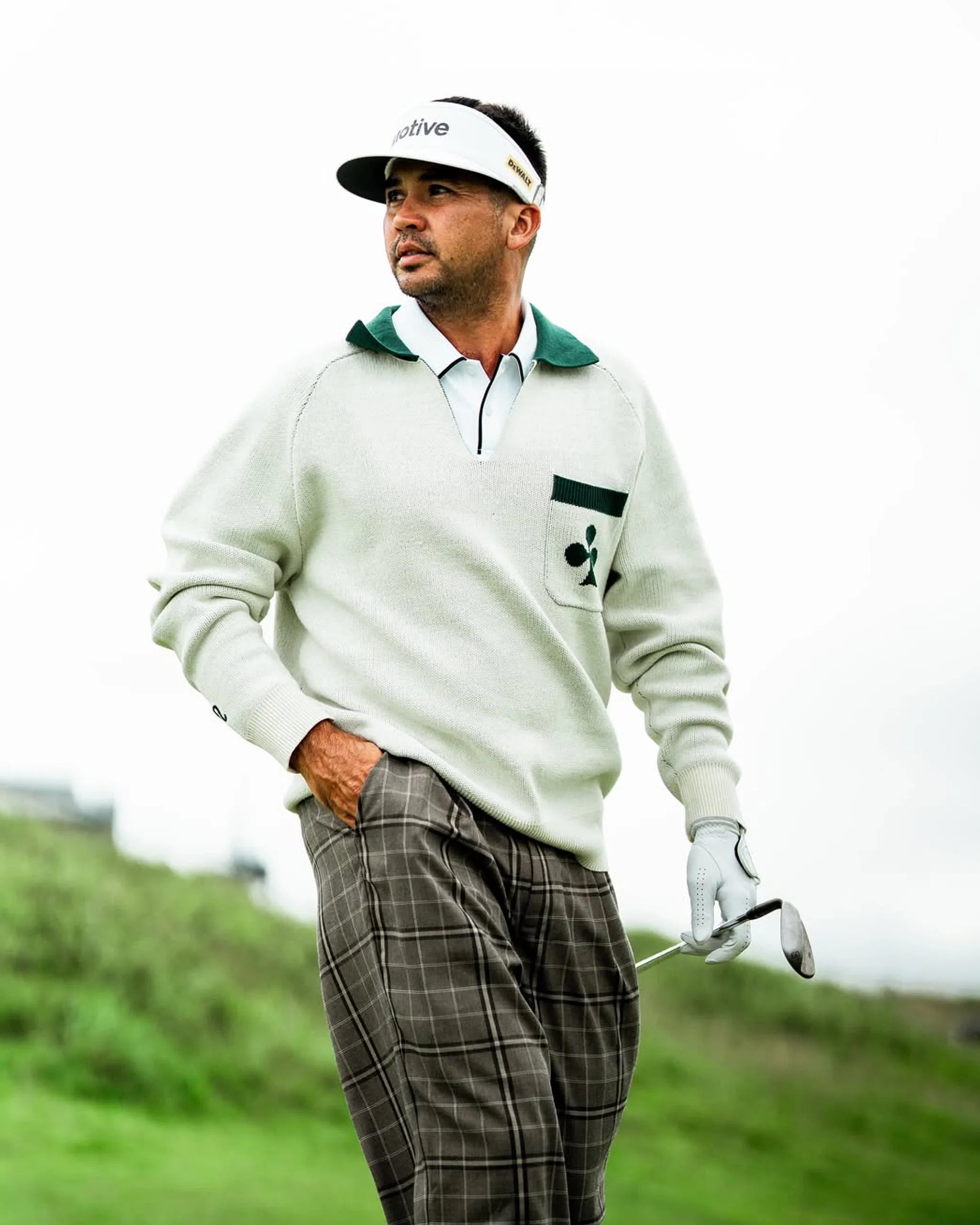 Malbon Golf Men King Of Clubs Sweater