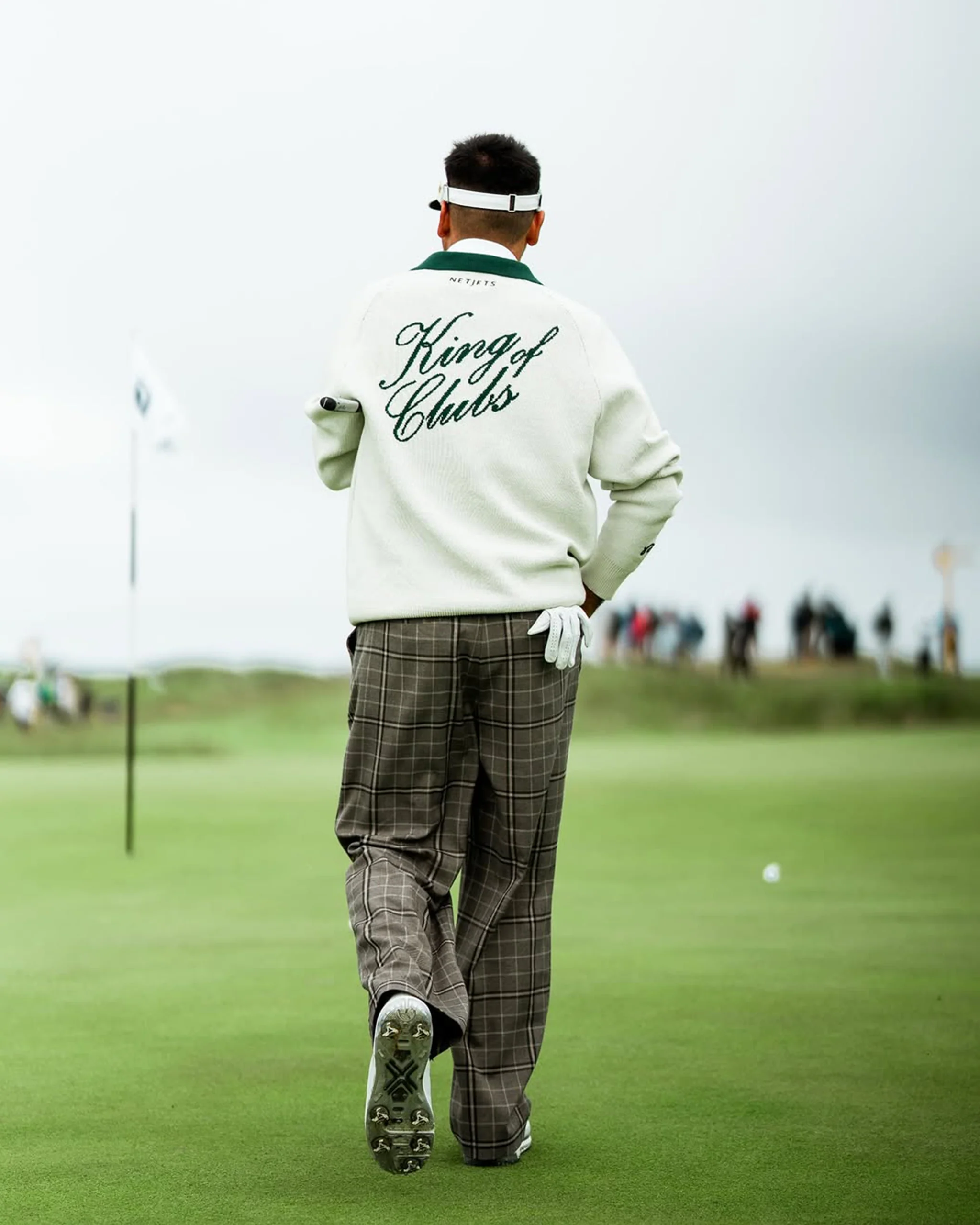MALBON GOLF ニットセーター MALBON レーシークルーセーター【adidas Golf/アディダスゴルフ