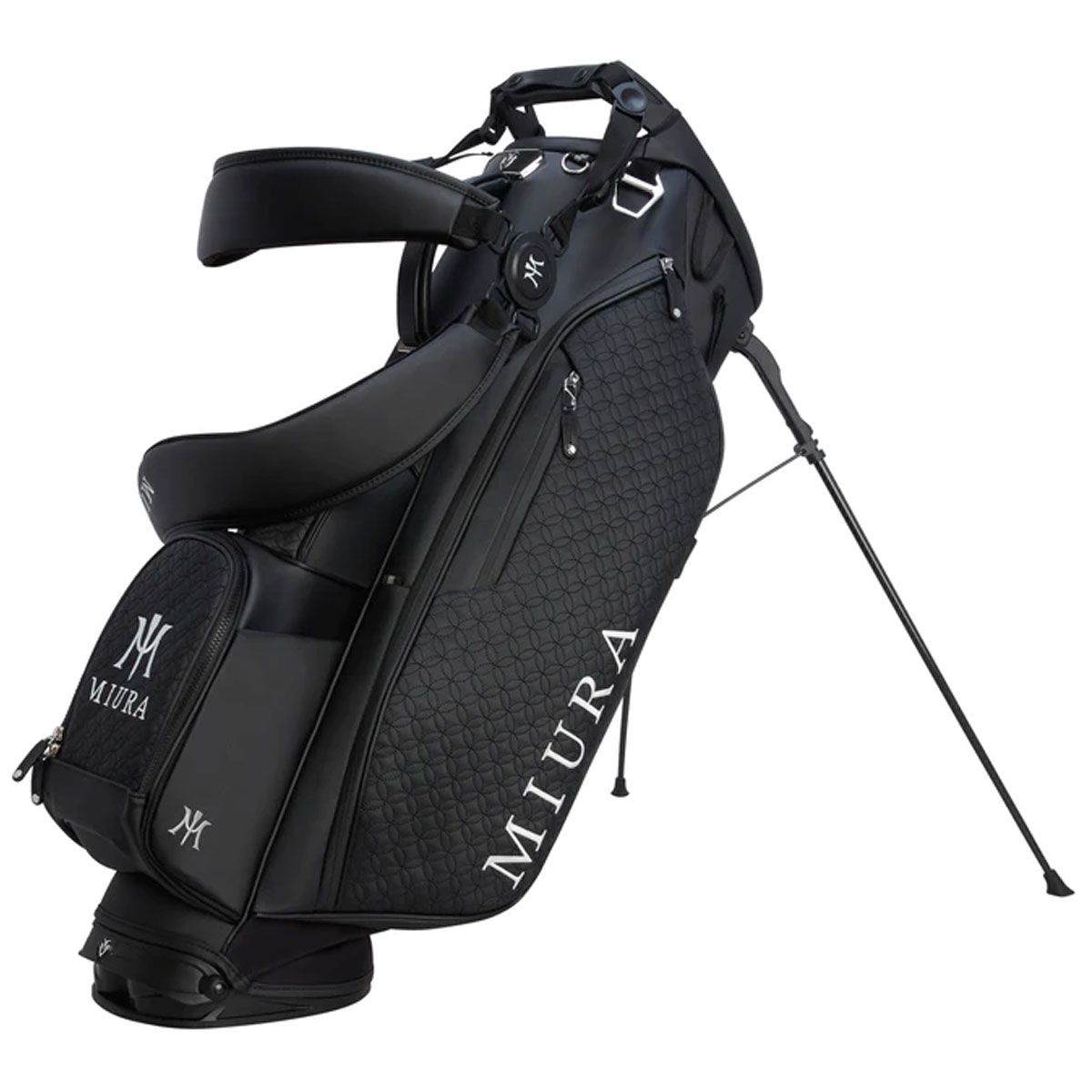 MIURA VESSEL PLAYER IV PRO STAND BAG - MULTI COLORS 6-WAY Black