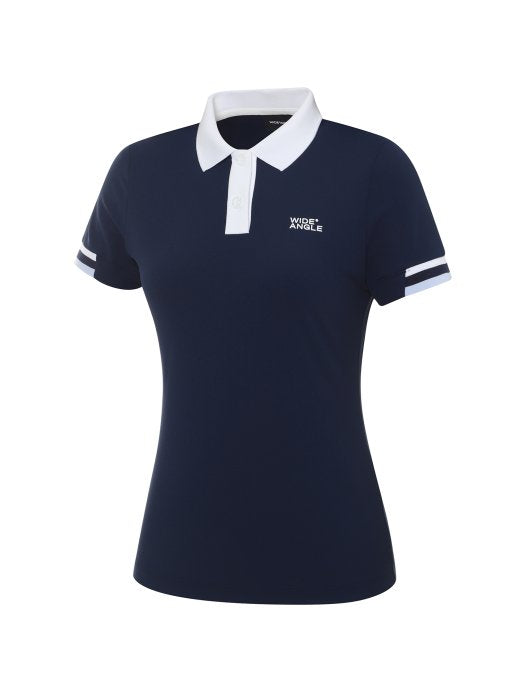 W.ANGLE Women CO Essential Polo T-Shirt