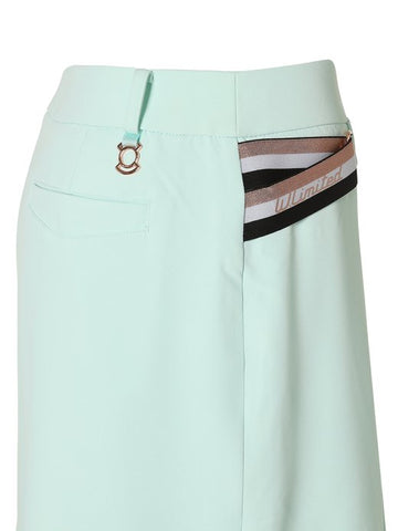 W.ANGLE SS22 WOMEN PART PLEATED A-LINE SKIRT