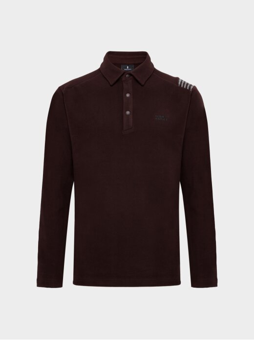 W.ANGLE Men's TO Jacquard Sweater Color Block Polo T-Shirt