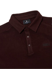 W.ANGLE Men's TO Jacquard Sweater Color Block Polo T-Shirt