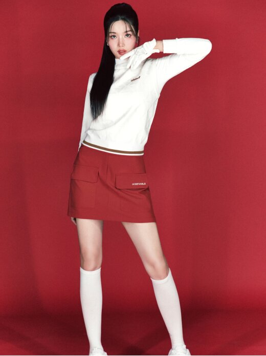 W.ANGLE Women's CO Cargo Point H-Line Culottes