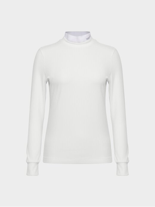 W.ANGLE Women's CO Double-Early Turtleneck T-Shirt