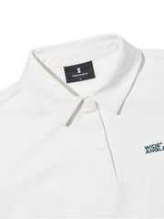 W.ANGLE Women's TO Loose Fit Basic Polo T-Shirt