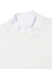 W.ANGLE Women's CO Double-Early Turtleneck T-Shirt