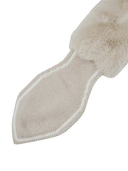 W.ANGLE Women's CO Knit Fur Neck Warmer