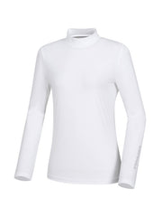 W.ANGLE Women TO High Neck Mesh Color Block Base Layer