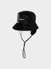 W.ANGLE Women's CO Quilted Earflap Bucket Hat