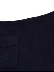 W.ANGLE Women's CO Fake Wrap Skirt A-Line Culottes