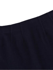 W.ANGLE Women's CO Fake Wrap Skirt A-Line Culottes