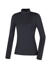 W.ANGLE Women TO High Neck Mesh Color Block Base Layer