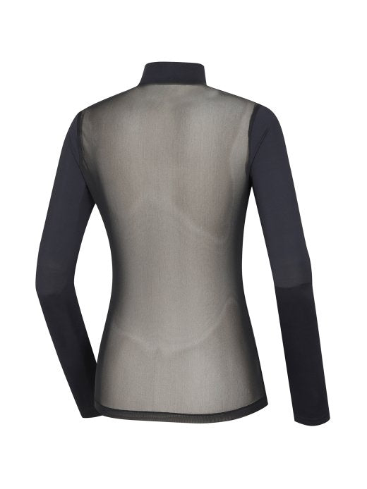 W.ANGLE Women TO High Neck Mesh Color Block Base Layer