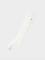 W.ANGLE Women's CO Cable Tie Over Knee Socks