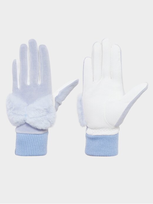 W.ANGLE Women's CO Ribbon Winter Gloves