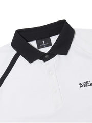W.ANGLE Men's TO Color Block Point Tour Fit Polo T-Shirt