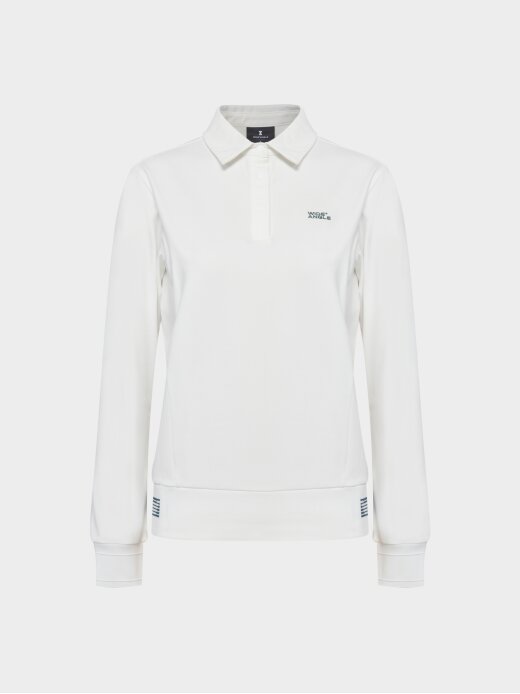 W.ANGLE Women's TO Loose Fit Basic Polo T-Shirt