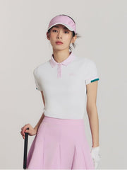 W.ANGLE Women CO Essential Polo T-Shirt