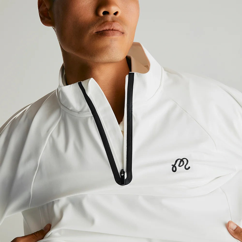 MALBON GOLF MEN PERFORMANCE RAGLAN QUARTER ZIP