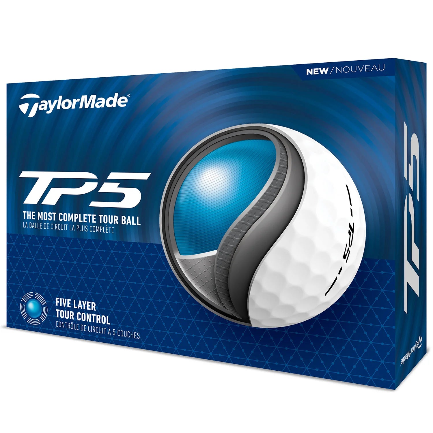 TAYLORMADE 2024 TP5 GOLF BALLS DOZEN PACK