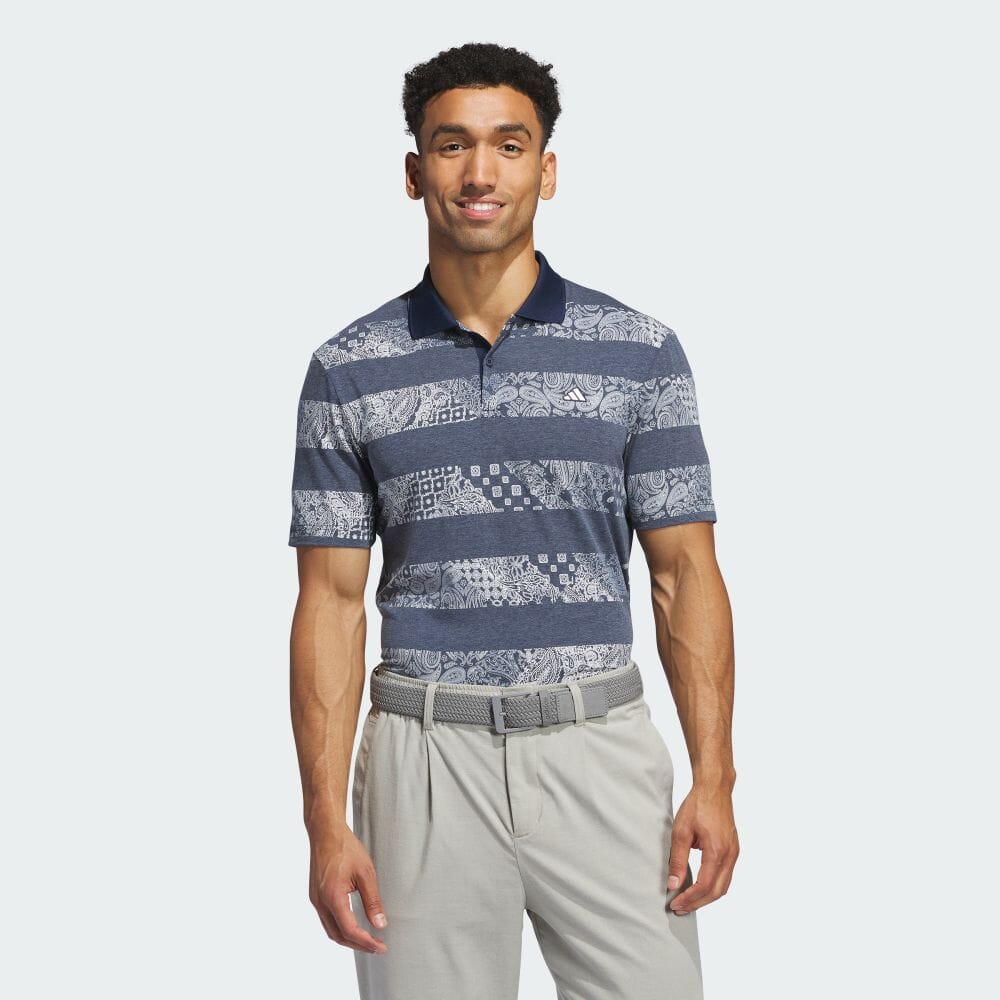 Adidas Men Go-To Print Polo