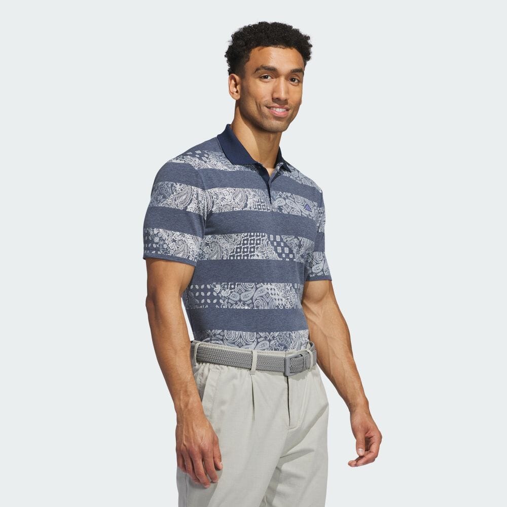 Adidas Men Go-To Print Polo