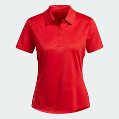 ADIDAS WOMEN 23SS PERFORMANCE PRIMEGREEN POLO SHIRT RED