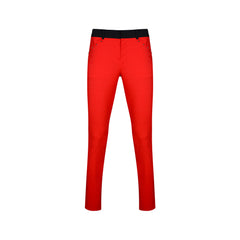 ANEW SS21 WOMEN HEM COLOR ACCENTUATION PANT RED