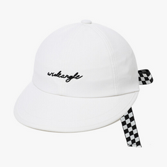 W.ANGLE F21 WOMEN WIDE BRIM 6-PAGE CAP OSFA WHT-WHITE