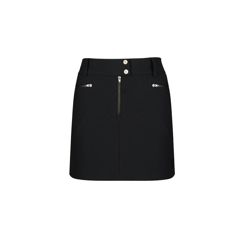 ANEW FW21 WOMEN ZIPPER POCKET SKIRT BLACK