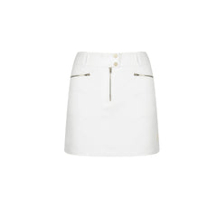 ANEW FW21 WOMEN ZIPPER POCKET SKIRT WHITE