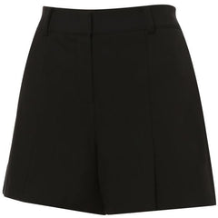 W.ANGLE SS22 WOMEN WG BRUSHED PANTS BLACK