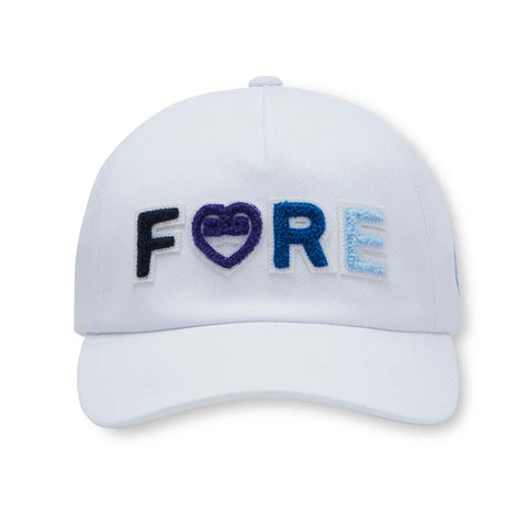 G/FORE FORE SNAPBACK CAP ONE SIZE SNOW