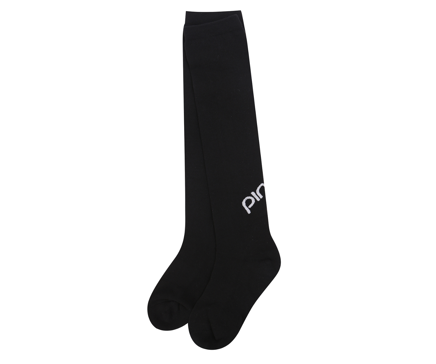 PING KOREA 23SS WOMEN LOGO LINE KNEE-SOCK BLACK