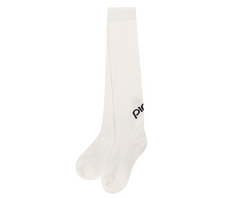 PING KOREA 23SS WOMEN LOGO LINE KNEE-SOCK WHITE