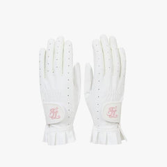 FAIRLIAR FW22 WOMEN FLARE BOTH HANDS GLOVES WHITE